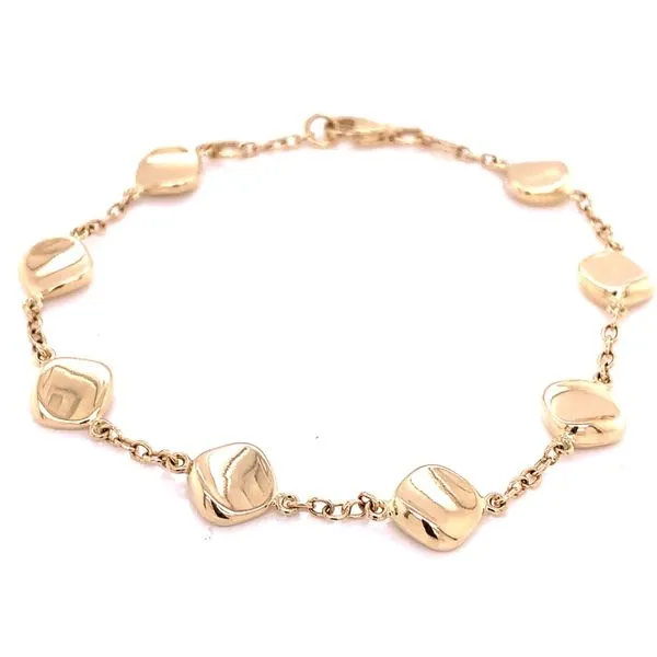 Gold Bracelets in 14 Karat Yellow Gold 3.0 Grams Tzfasman Jewelers Brooklyn, NY
