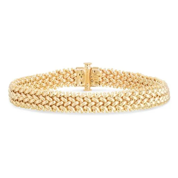 Gold Bracelets in 14 Karat Yellow Gold 11 Grams Tzfasman Jewelers Brooklyn, NY