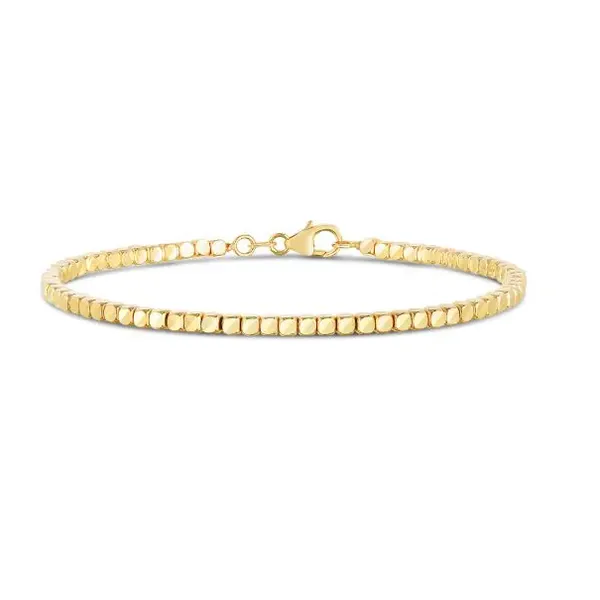 Gold Bracelets in 14 Karat Yellow Gold 5.20 Grams Tzfasman Jewelers Brooklyn, NY