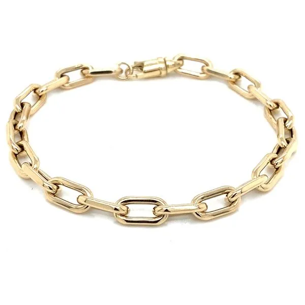 Gold Bracelets in 14 Karat Yellow Gold 6 Grams Tzfasman Jewelers Brooklyn, NY