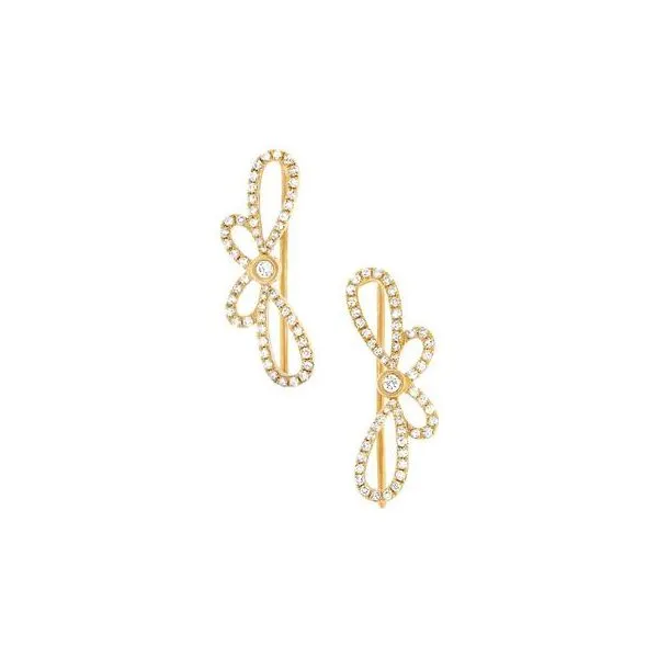 Crawler Earrings in 14 Karat Yellow Gold 2.00 Grams similar item image