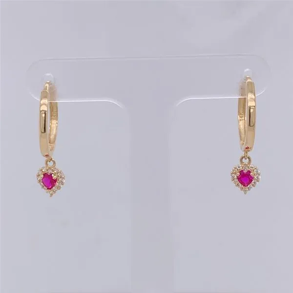 Kids Earrings in 14 Karat Yellow Gold Tzfasman Jewelers Brooklyn, NY