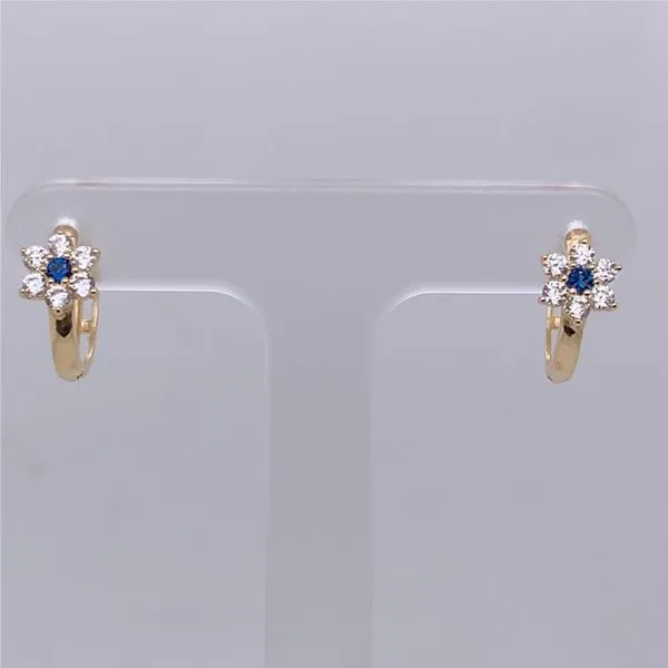 Kids Earrings in 14 Karat Yellow Gold Tzfasman Jewelers Brooklyn, NY