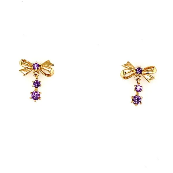 Kids Earrings in 14 Karat Yellow Gold similar item image