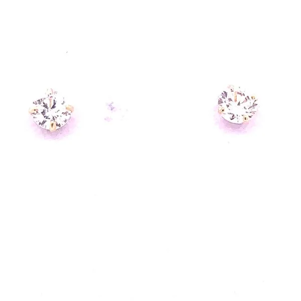 Kids Earrings in 14 Karat Yellow Gold Tzfasman Jewelers Brooklyn, NY