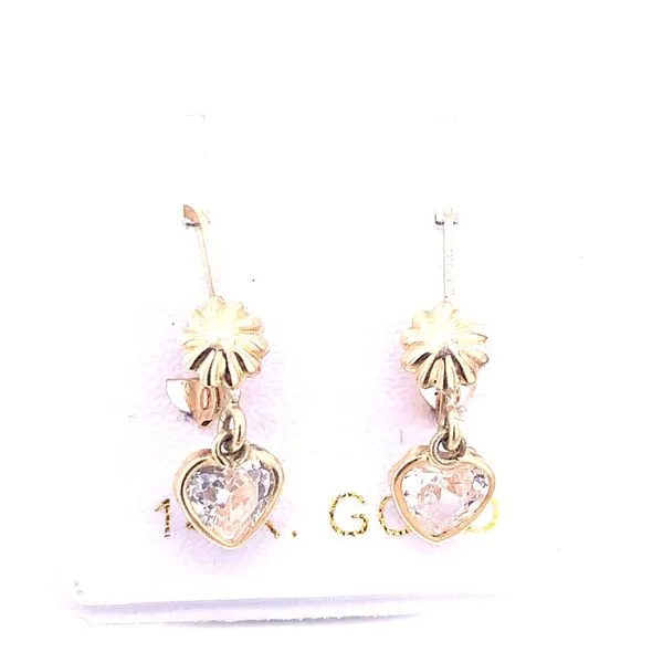 Kids Earrings in 14 Karat Yellow Gold Tzfasman Jewelers Brooklyn, NY