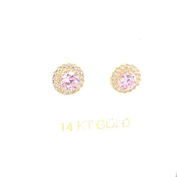 Kids Earrings in 14 Karat Yellow Gold Tzfasman Jewelers Brooklyn, NY