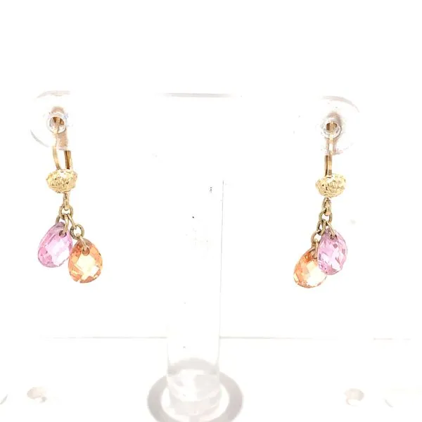 Kids Earrings in 14 Karat Yellow Gold Tzfasman Jewelers Brooklyn, NY