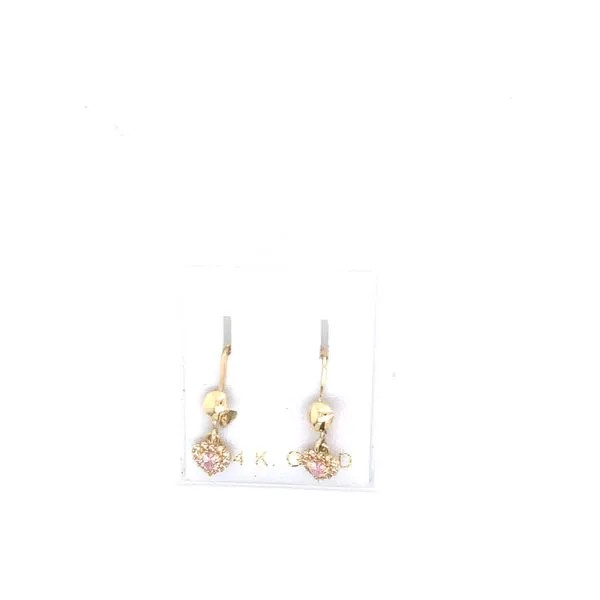 Kids Earrings in 14 Karat Yellow Gold Tzfasman Jewelers Brooklyn, NY