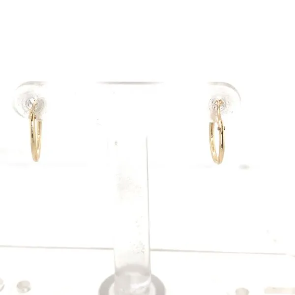 Kids Earrings in 14 Karat Yellow Gold Tzfasman Jewelers Brooklyn, NY