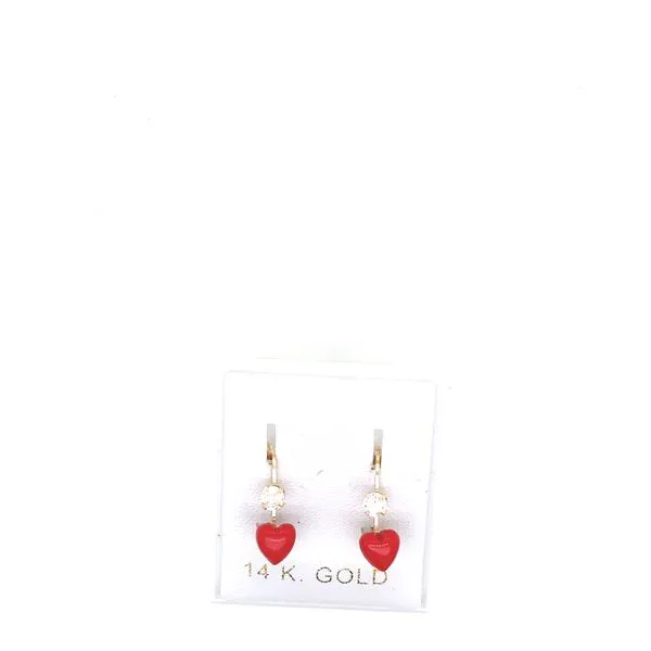 Kids Earrings in 14 Karat Yellow Gold Tzfasman Jewelers Brooklyn, NY