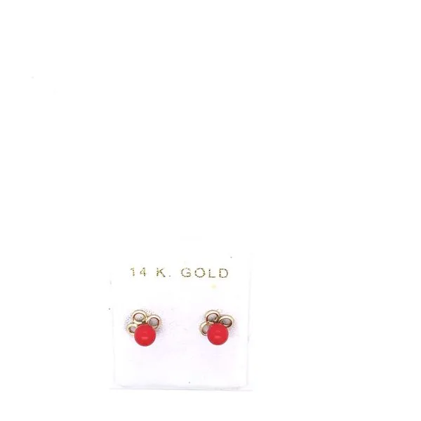 Kids Earrings in 14 Karat Yellow Gold Tzfasman Jewelers Brooklyn, NY