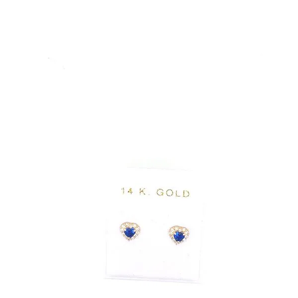 Kids Earrings in 14 Karat Yellow Gold Tzfasman Jewelers Brooklyn, NY