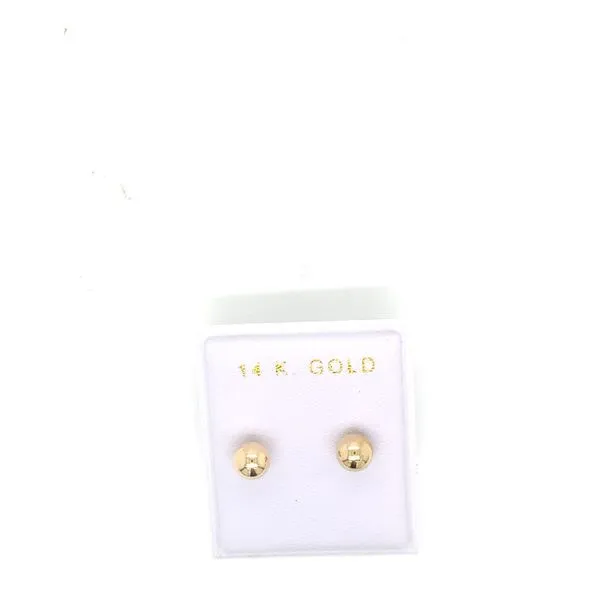 Kids Earrings in 14 Karat Yellow Gold Tzfasman Jewelers Brooklyn, NY