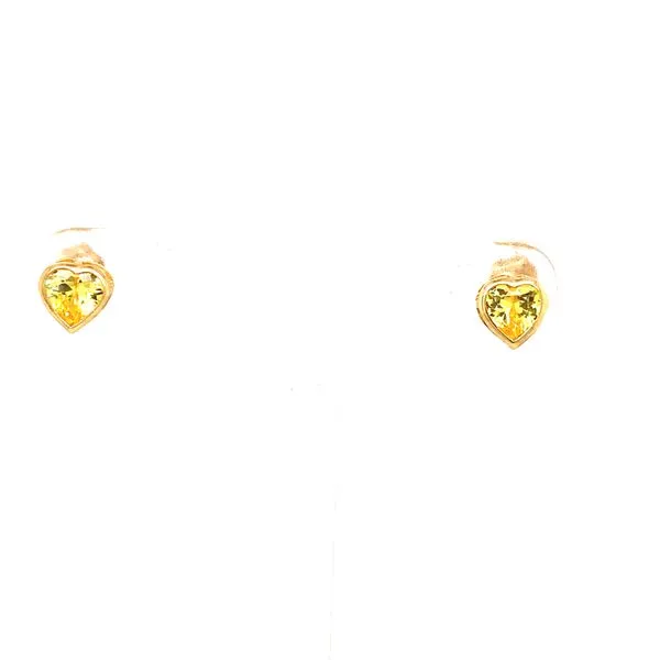Kids Earrings in 14 Karat Yellow Gold Tzfasman Jewelers Brooklyn, NY
