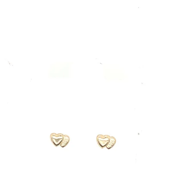 Kids Earrings in 14 Karat Yellow Gold Tzfasman Jewelers Brooklyn, NY