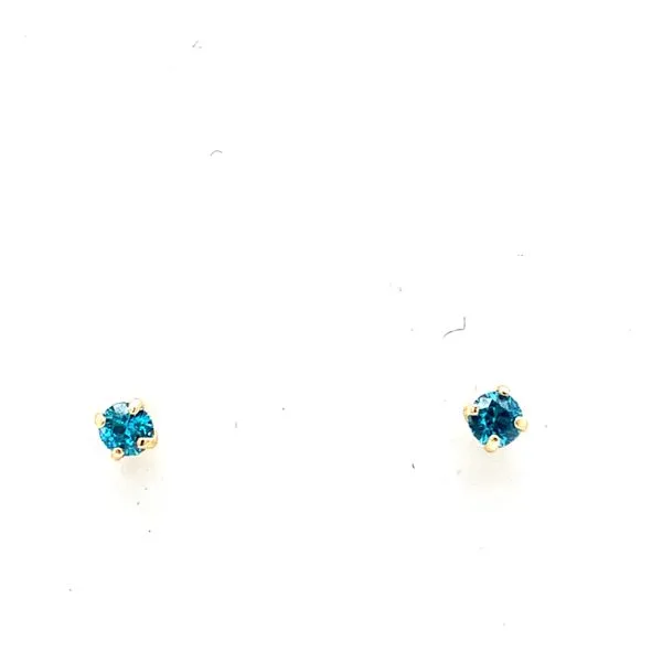 Kids Earrings in 14 Karat Yellow Gold Tzfasman Jewelers Brooklyn, NY