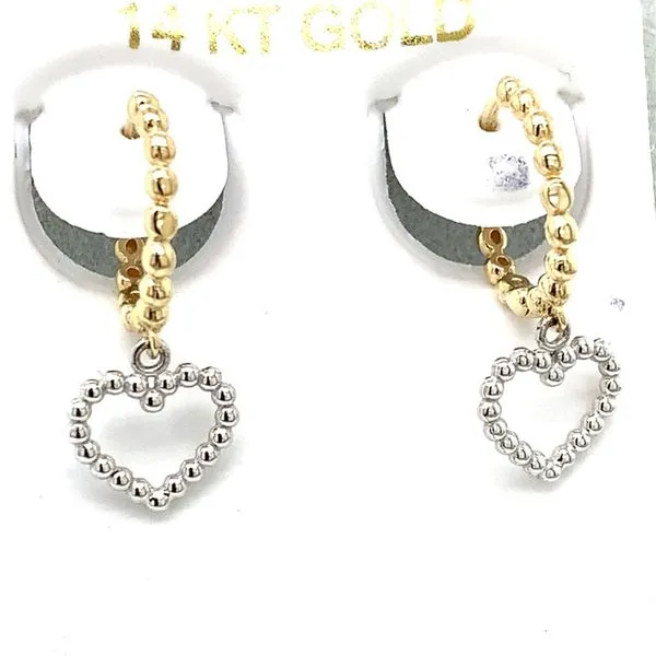 Kids Earrings in 14 Karat Yellow Gold Tzfasman Jewelers Brooklyn, NY