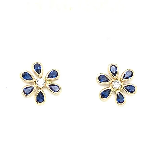 Kids Earrings in 14 Karat Yellow Gold Tzfasman Jewelers Brooklyn, NY