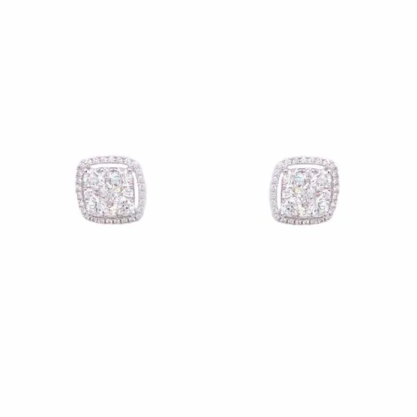 Diamond Studs in 18 Karat White Gold 3.34 Grams similar item image