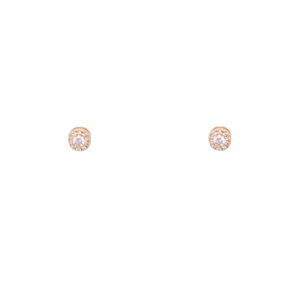 Diamond Studs in 14 Karat Yellow Gold 1.21 Grams Tzfasman Jewelers Brooklyn, NY