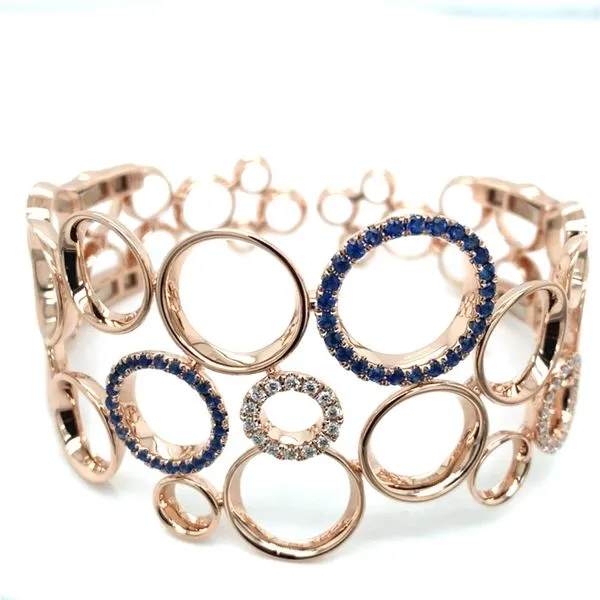 Diamond Bangles in 14 Karat Rose Gold Tzfasman Jewelers Brooklyn, NY