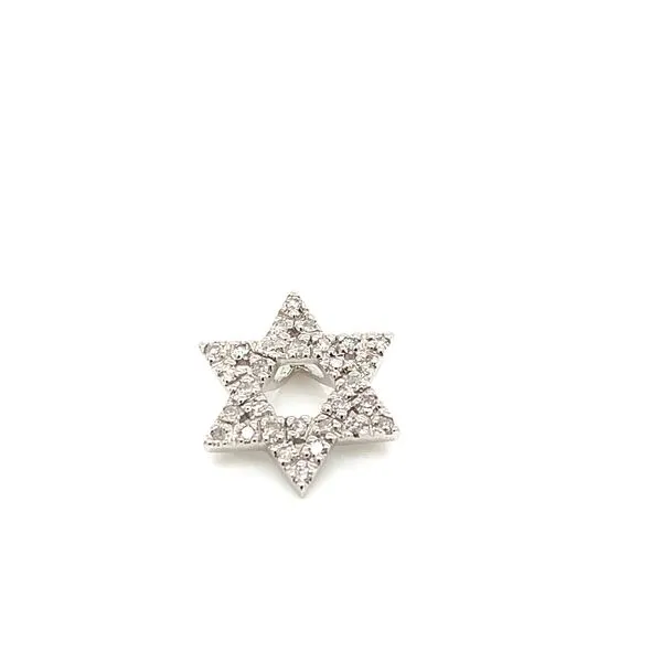 Charm in 14 Karat White Gold Tzfasman Jewelers Brooklyn, NY