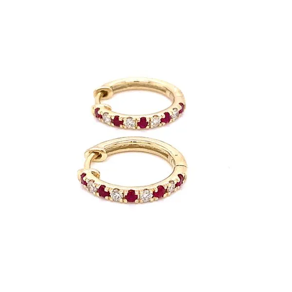 Diamond Hoops Tzfasman Jewelers Brooklyn, NY