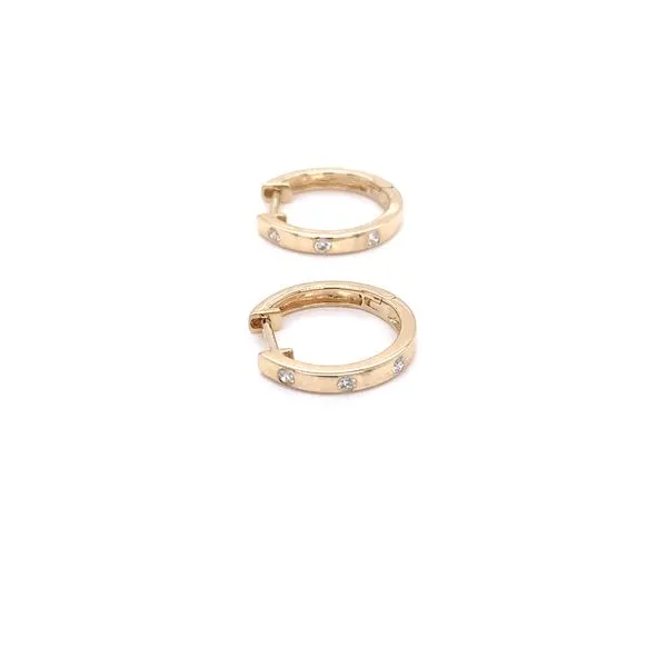 Diamond Hoops Tzfasman Jewelers Brooklyn, NY
