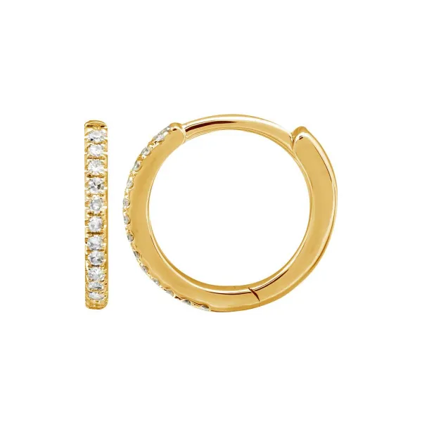 Diamond Hoops Tzfasman Jewelers Brooklyn, NY