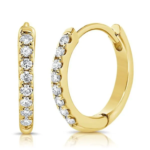 Diamond Hoops Tzfasman Jewelers Brooklyn, NY