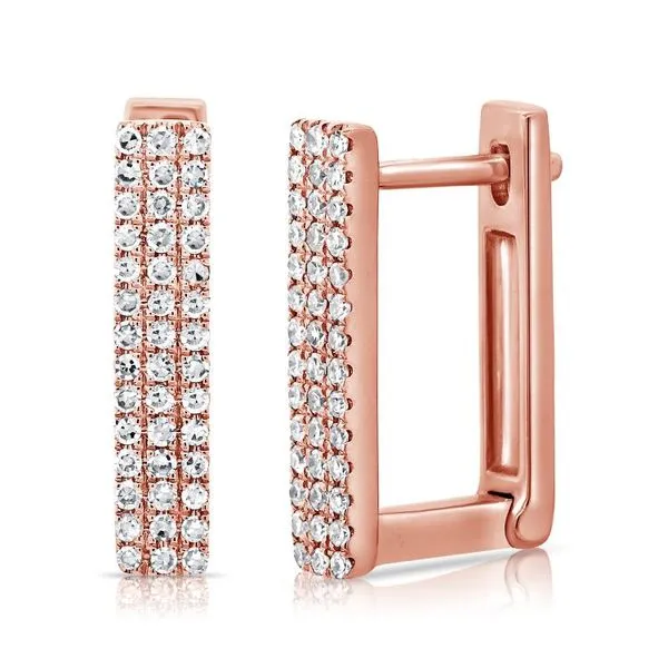 Diamond Hoops Tzfasman Jewelers Brooklyn, NY
