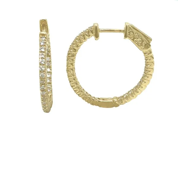 Diamond Hoops Tzfasman Jewelers Brooklyn, NY