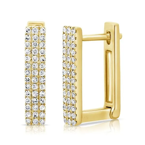Diamond Hoops Tzfasman Jewelers Brooklyn, NY