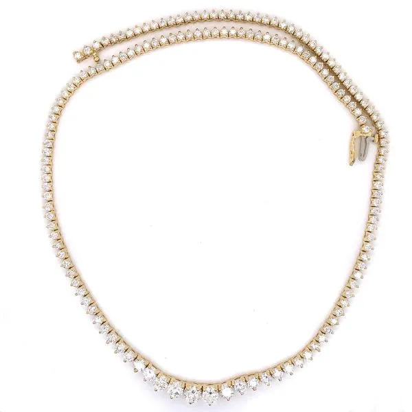 Tennis Necklace  Image 2 Tzfasman Jewelers Brooklyn, NY