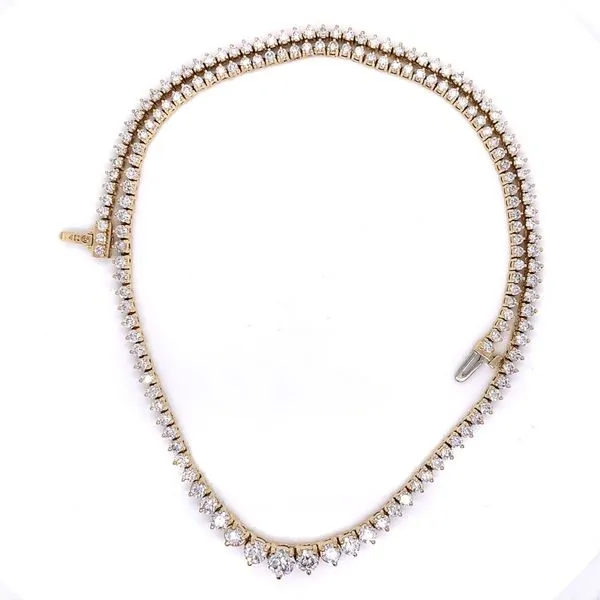 Tennis Necklace  Image 2 Tzfasman Jewelers Brooklyn, NY