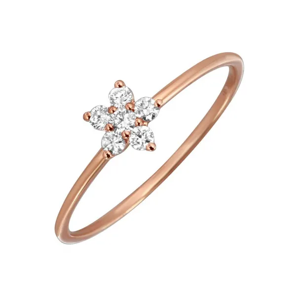 Stackable Rings in 14 Karat Rose Gold 0.70 Grams Tzfasman Jewelers Brooklyn, NY