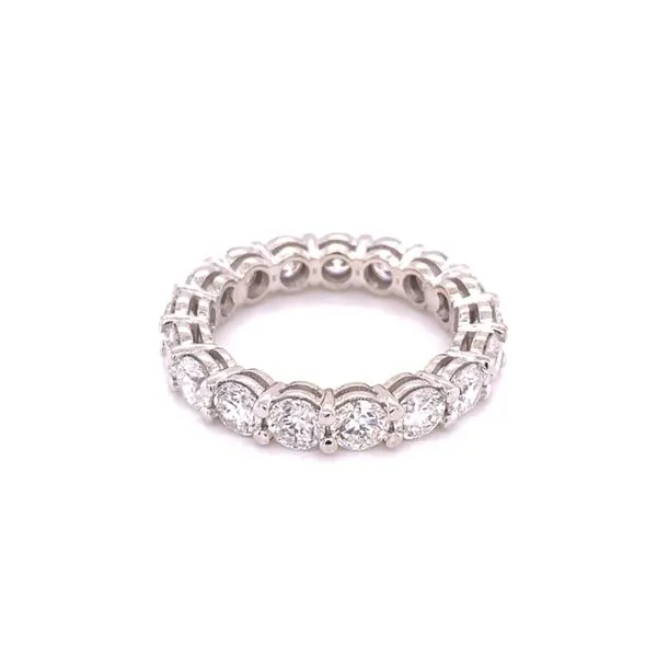 Eternity Bands in 14 Karat White Gold Tzfasman Jewelers Brooklyn, NY