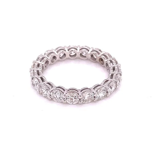 Eternity Bands in 14 Karat White Gold Tzfasman Jewelers Brooklyn, NY