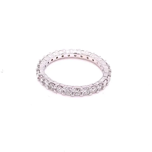Eternity Bands in 14 Karat White Gold Tzfasman Jewelers Brooklyn, NY