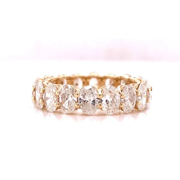 Eternity Bands in 14 Karat Yellow Gold Image 2 Tzfasman Jewelers Brooklyn, NY