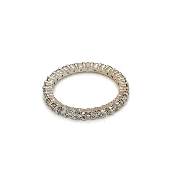 Eternity Bands in 14 Karat White Gold Tzfasman Jewelers Brooklyn, NY