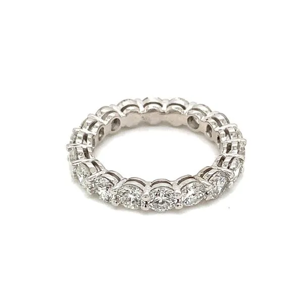 Eternity Bands in 14 Karat White Gold Tzfasman Jewelers Brooklyn, NY