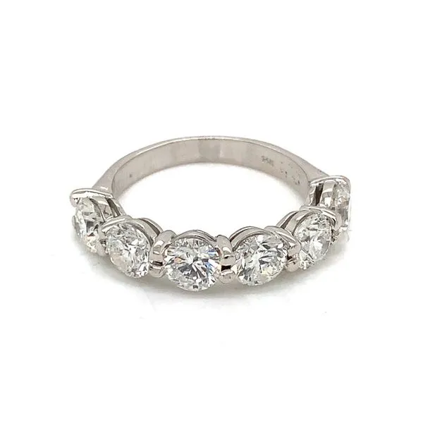 Eternity Bands in 14 Karat White Gold Tzfasman Jewelers Brooklyn, NY