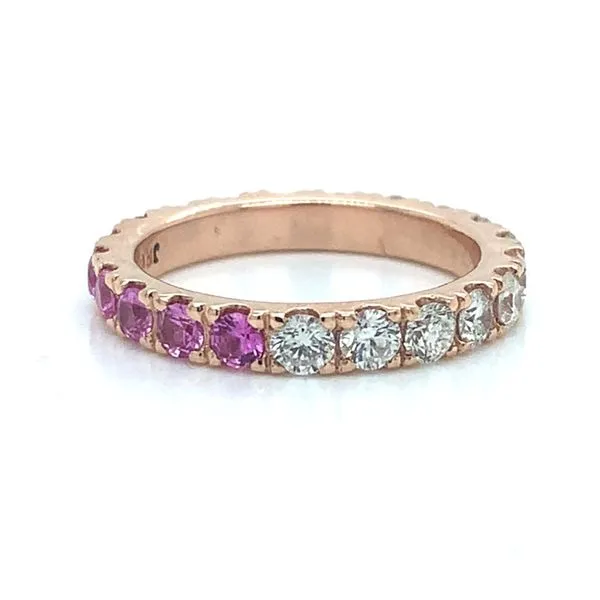 Eternity Bands in 14 Karat Rose Gold Tzfasman Jewelers Brooklyn, NY