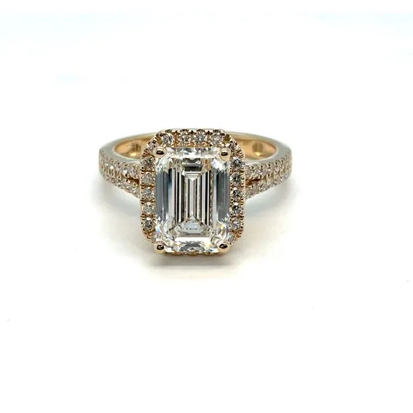 Lab Grown Diamond Engagement Ring Image 2 Vail Creek Jewelry Designs Turlock, CA