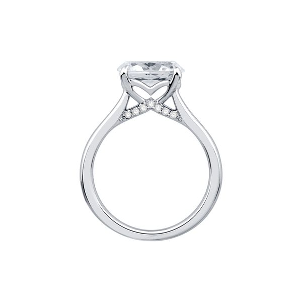 Lab Grown Diamond Engagement Ring Image 2 Vail Creek Jewelry Designs Turlock, CA