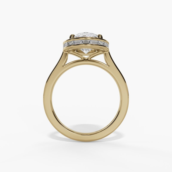 Lab Grown Diamond Engagement Ring Image 2 Vail Creek Jewelry Designs Turlock, CA