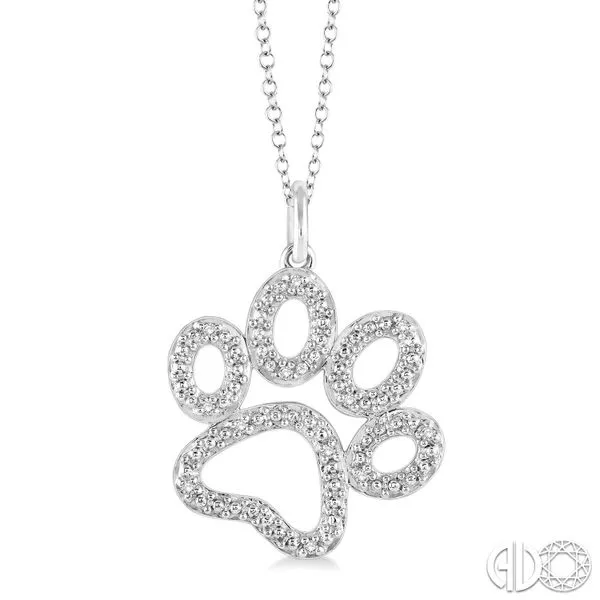 Silver Pendant with Diamonds Vail Creek Jewelry Designs Turlock, CA