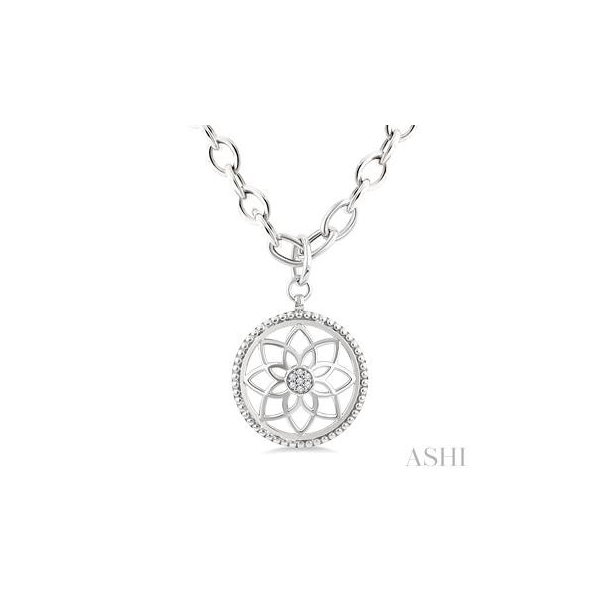 Silver Pendant with Diamonds Vail Creek Jewelry Designs Turlock, CA